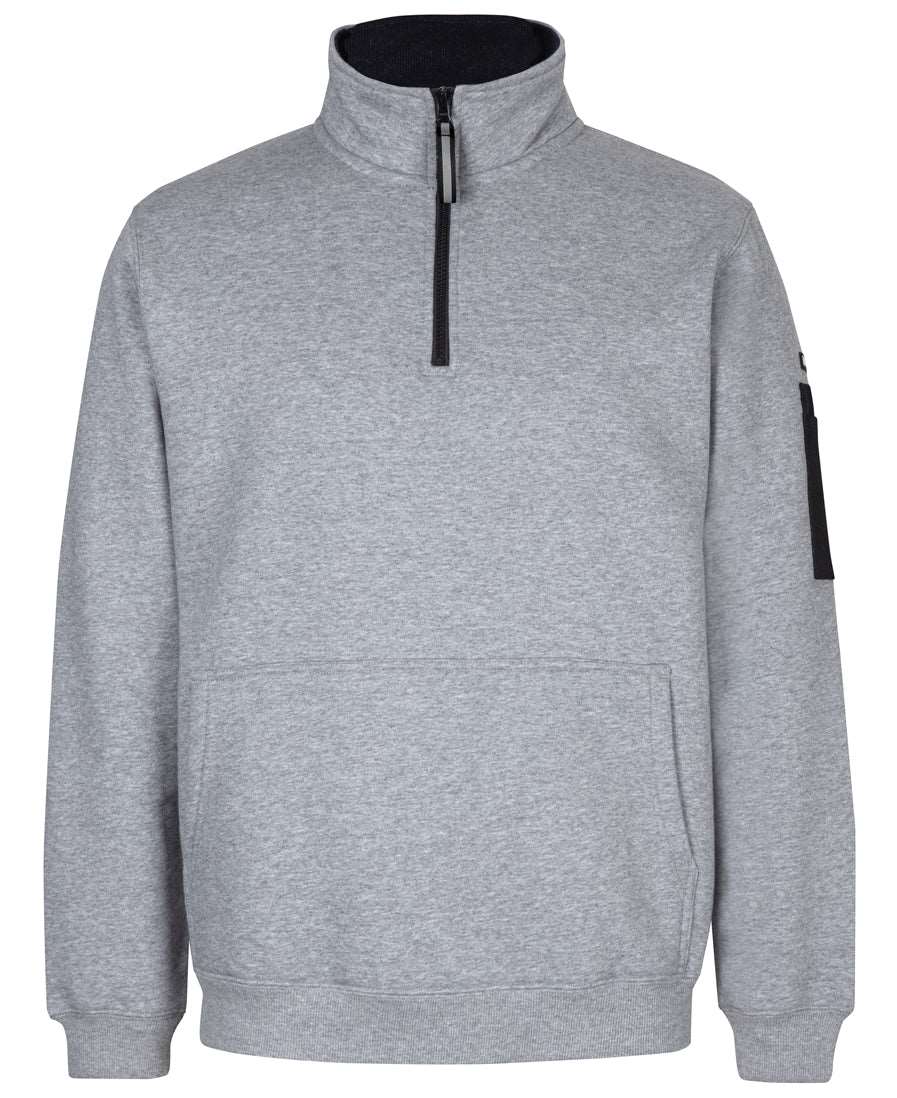 JB's 350 PREMIUM TRADE 1/2 ZIP FLEECE CHAR JB's 350 PREMIUM TRADE 1/2 ZIP FLEECE CHAR JB's wear Faster Workwear and Design