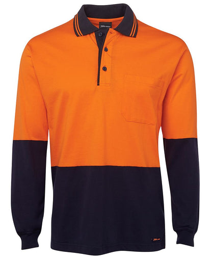 JB's HV L/S COTTON POLO JB's HV L/S COTTON POLO JB's wear Faster Workwear and Design