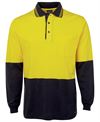 JB's HV L/S COTTON POLO JB's HV L/S COTTON POLO JB's wear Faster Workwear and Design