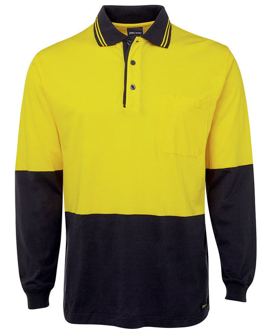 JB's HV L/S COTTON POLO JB's HV L/S COTTON POLO JB's wear Faster Workwear and Design