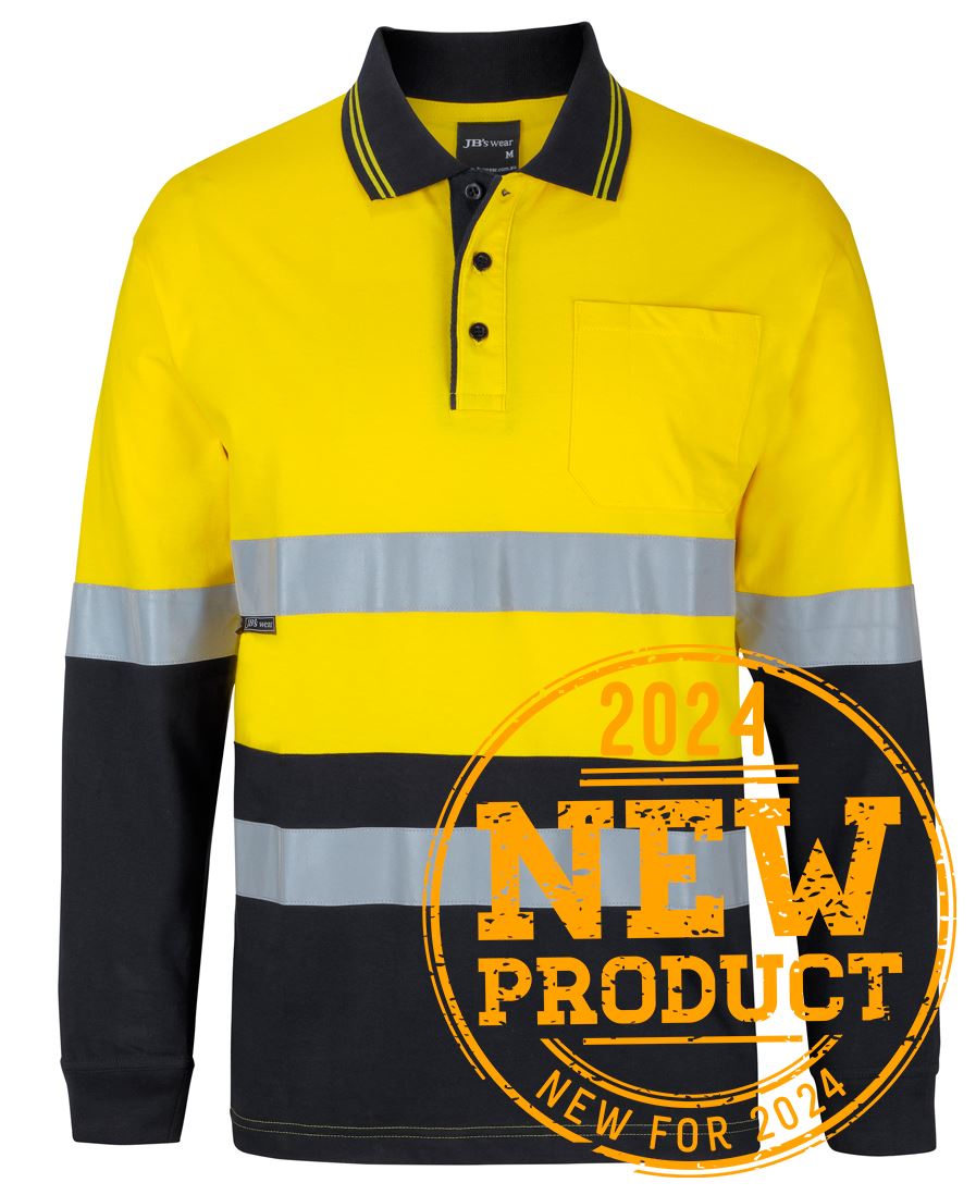 JB's HV (D+N) L/S COTTON POLO JB's HV (D+N) L/S COTTON POLO JB's wear Faster Workwear and Design