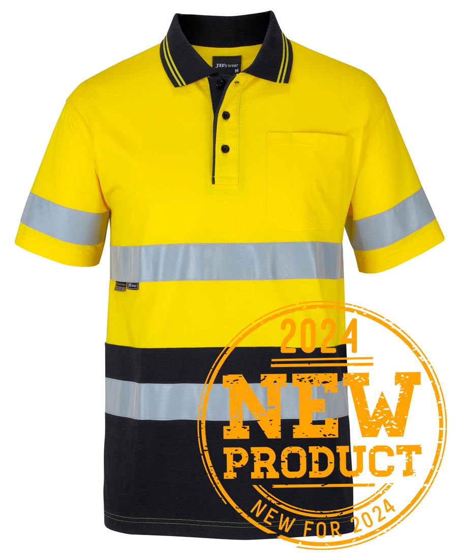 JB's HV (D+N) S/S COTTON POLO JB's HV (D+N) S/S COTTON POLO JB's wear Faster Workwear and Design