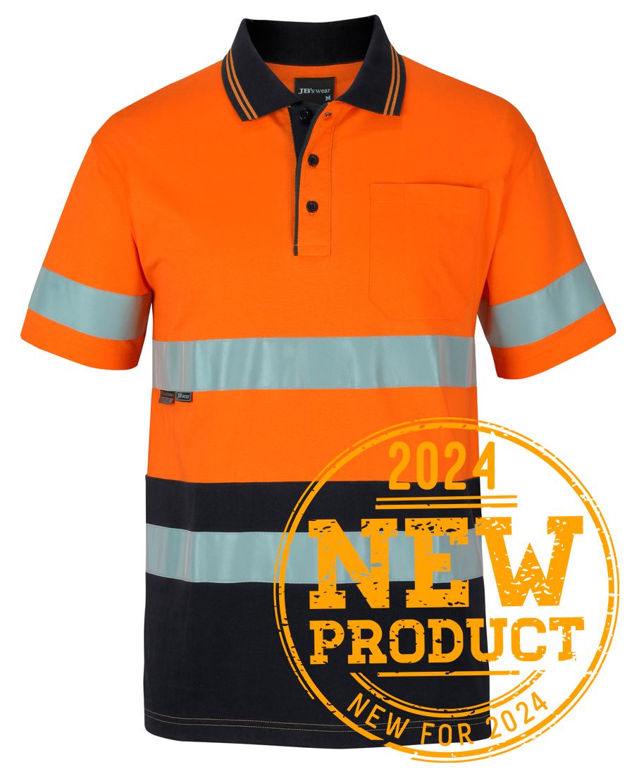 JB's HV (D+N) S/S COTTON POLO JB's HV (D+N) S/S COTTON POLO JB's wear Faster Workwear and Design