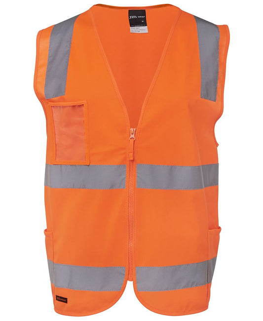 JB's HV (D+N) ZIP SAFETY VEST JB's HV (D+N) ZIP SAFETY VEST JB's wear Faster Workwear and Design