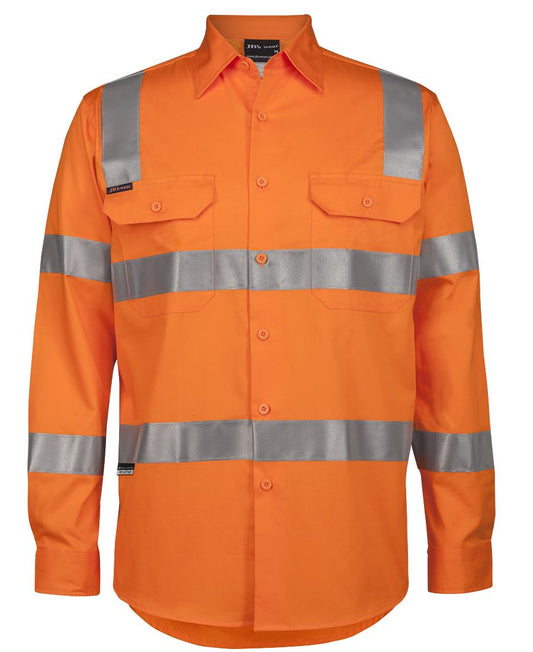 JB's HV (D+N) L/S 150G VIC RAIL W/SHIRT JB's HV (D+N) L/S 150G VIC RAIL W/SHIRT JB's wear Faster Workwear and Design