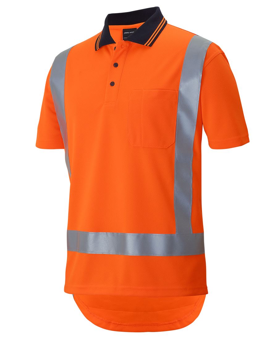 JB's HV (D+N) S/S NON CUFF TTMC-W TRAD POLO JB's HV (D+N) S/S NON CUFF TTMC-W TRAD POLO JB's wear Faster Workwear and Design