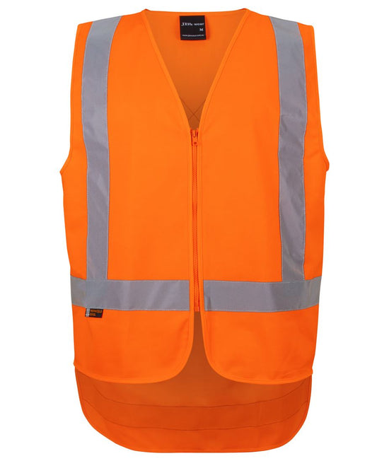 JB's NSW/QLD RAIL (D+N) ZIP X-BACK SAFETY VEST JB's NSW/QLD RAIL (D+N) ZIP X-BACK SAFETY VEST JB's wear Faster Workwear and Design