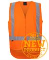 JB's NSW/QLD RAIL (D+N) ZIP X-BACK SAFETY VEST JB's NSW/QLD RAIL (D+N) ZIP X-BACK SAFETY VEST JB's wear Faster Workwear and Design