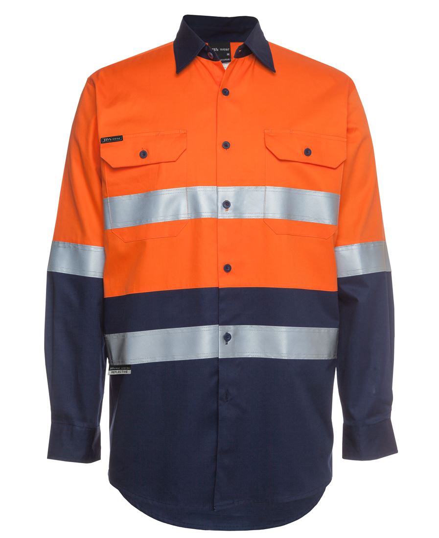 JB's HV (D+N) L/S 190G SHIRT JB's HV (D+N) L/S 190G SHIRT JB's wear Faster Workwear and Design