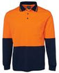 JB's HV L/S COTTON BACK POLO JB's HV L/S COTTON BACK POLO JB's wear Faster Workwear and Design