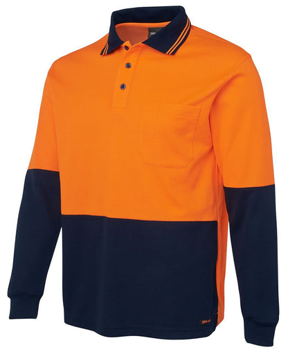 JB's HV L/S COTTON BACK POLO JB's HV L/S COTTON BACK POLO JB's wear Faster Workwear and Design