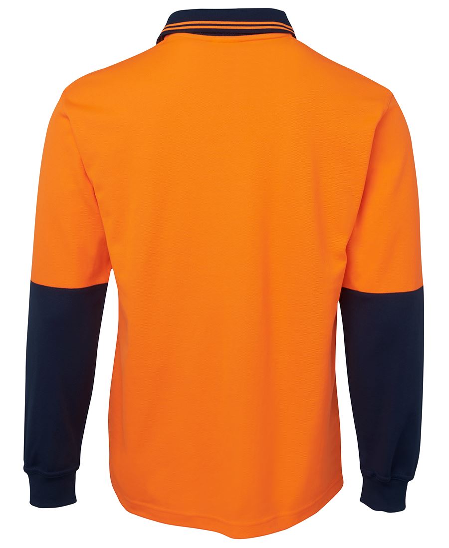 JB's HV L/S COTTON BACK POLO JB's HV L/S COTTON BACK POLO JB's wear Faster Workwear and Design