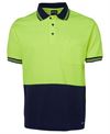 JB's HV S/S COTTON BACK POLO JB's HV S/S COTTON BACK POLO JB's wear Faster Workwear and Design