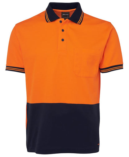 JB's HV S/S COTTON BACK POLO JB's HV S/S COTTON BACK POLO JB's wear Faster Workwear and Design