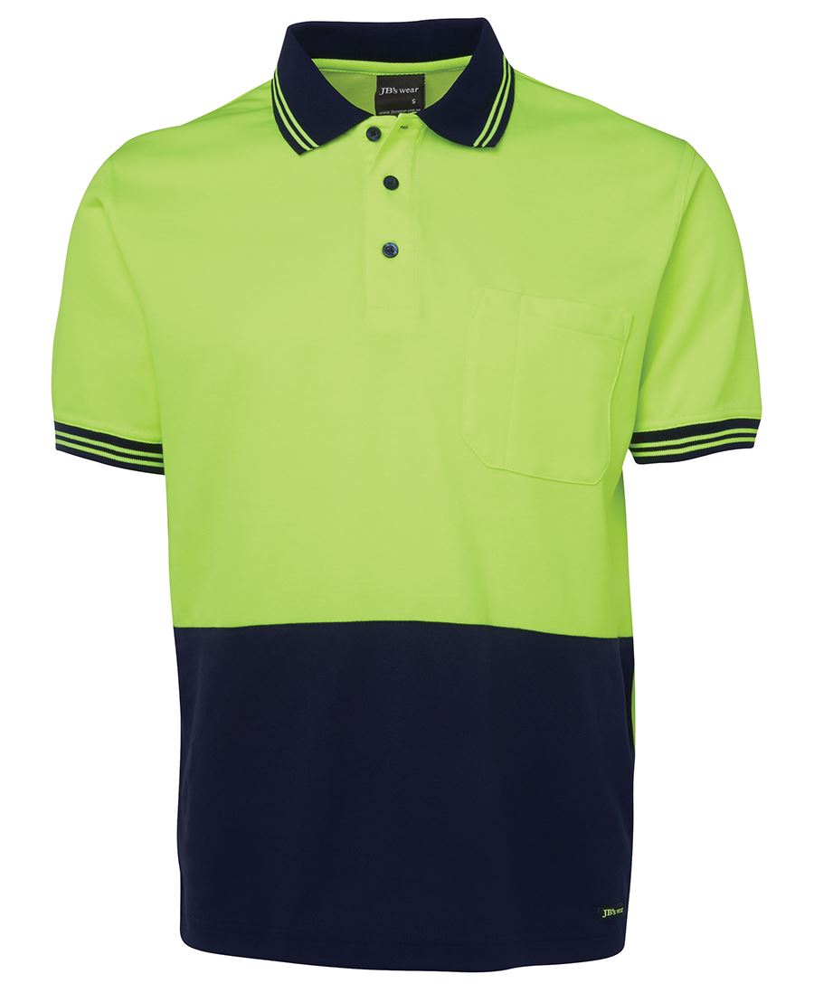 JB's HV S/S COTTON BACK POLO JB's HV S/S COTTON BACK POLO JB's wear Faster Workwear and Design