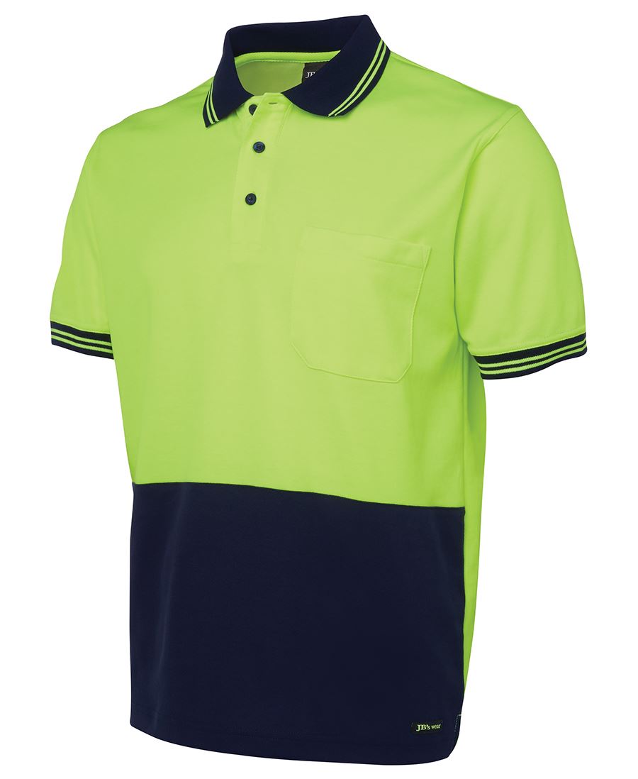 JB's HV S/S COTTON BACK POLO JB's HV S/S COTTON BACK POLO JB's wear Faster Workwear and Design