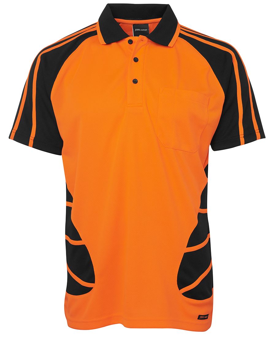 JB's HV S/S SPIDER POLO JB's HV S/S SPIDER POLO JB's wear Faster Workwear and Design