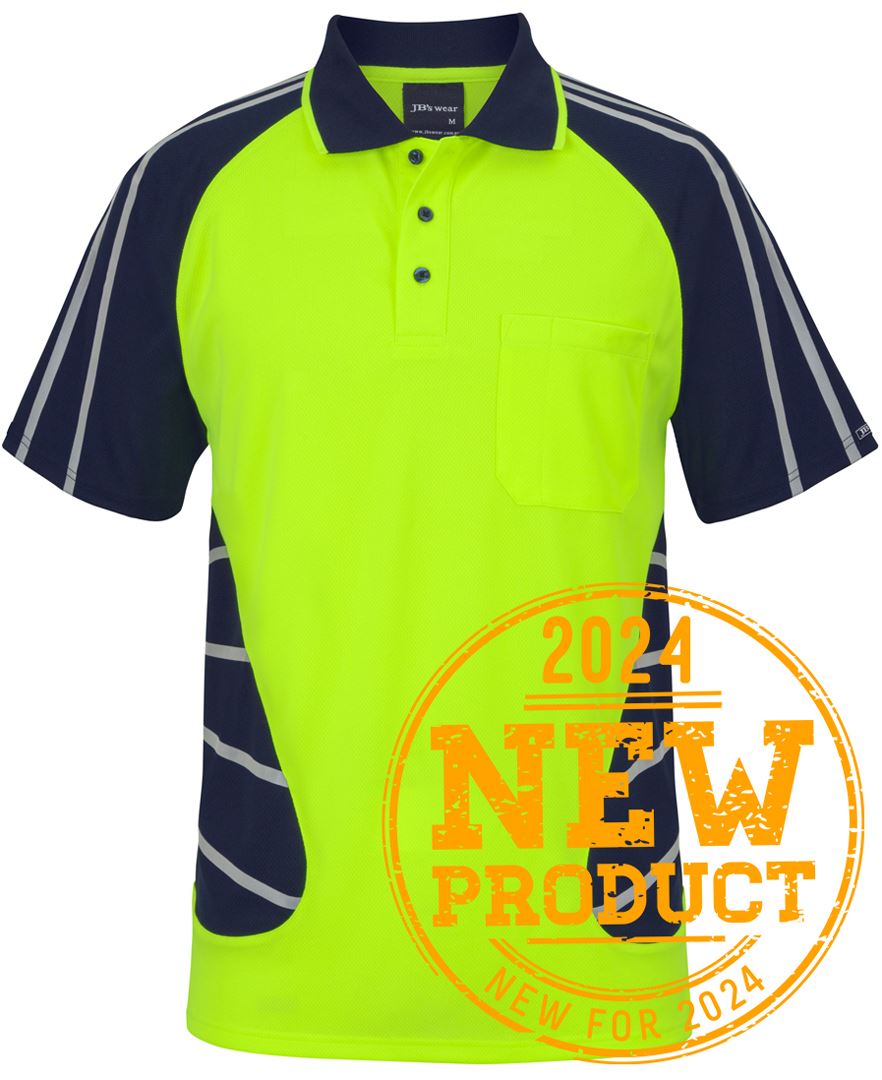 JB's STREET SPIDER POLO W/ REFLECTIVE STRIPE JB's STREET SPIDER POLO W/ REFLECTIVE STRIPE JB's wear Faster Workwear and Design