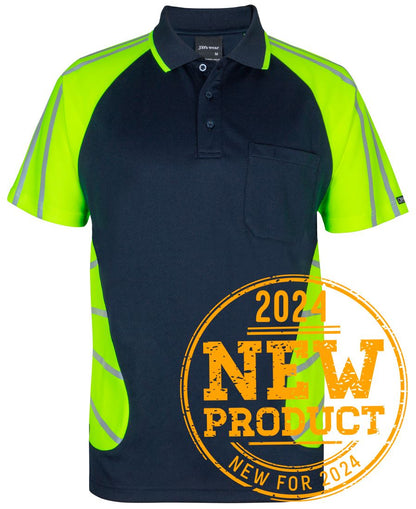 JB's STREET SPIDER POLO W/ REFLECTIVE STRIPE JB's STREET SPIDER POLO W/ REFLECTIVE STRIPE JB's wear Faster Workwear and Design