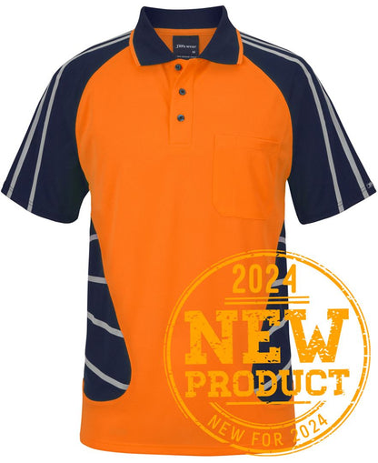 JB's STREET SPIDER POLO W/ REFLECTIVE STRIPE JB's STREET SPIDER POLO W/ REFLECTIVE STRIPE JB's wear Faster Workwear and Design