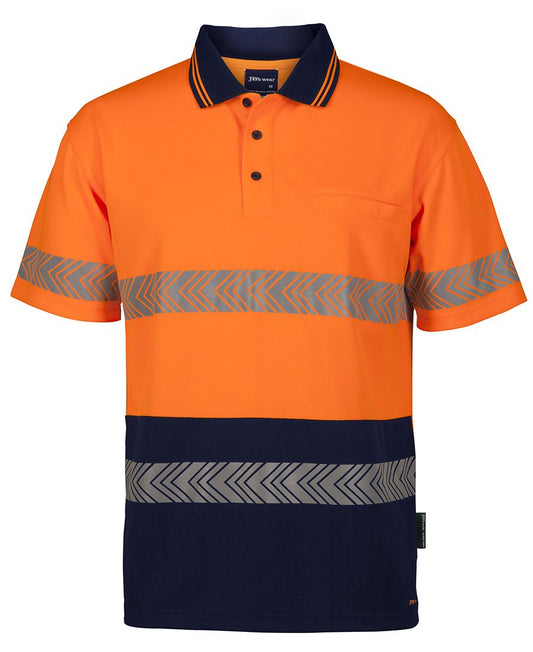 JB's HV S/S SEGMENTED TAPE POLO JB's HV S/S SEGMENTED TAPE POLO JB's wear Faster Workwear and Design