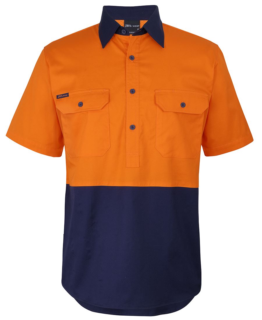 JB's HV CLOSE FRONT S/S 150G WORK SHIRT JB's HV CLOSE FRONT S/S 150G WORK SHIRT JB's wear Faster Workwear and Design