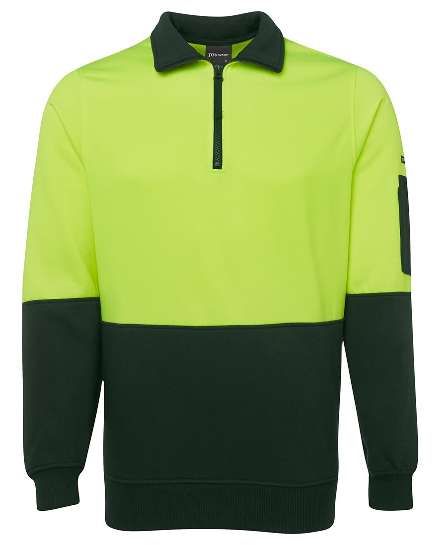 JB's HV 1/2 ZIP FLEECY JB's HV 1/2 ZIP FLEECY JB's wear Faster Workwear and Design