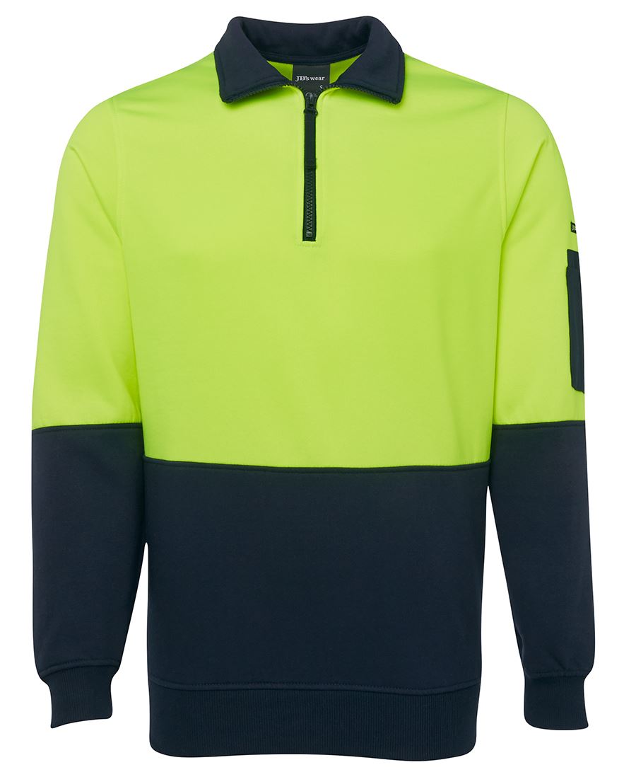 JB's HV 1/2 ZIP FLEECY JB's HV 1/2 ZIP FLEECY JB's wear Faster Workwear and Design