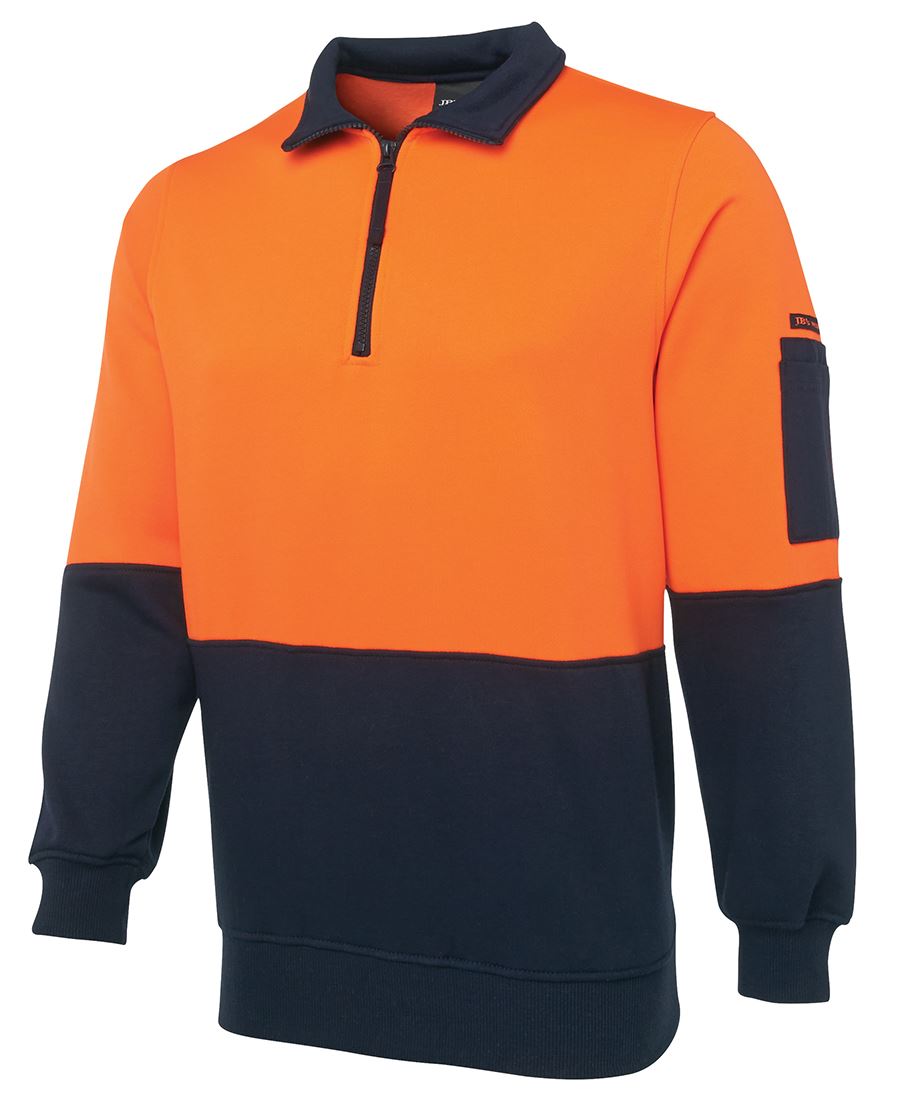 JB's HV 1/2 ZIP FLEECY JB's HV 1/2 ZIP FLEECY JB's wear Faster Workwear and Design