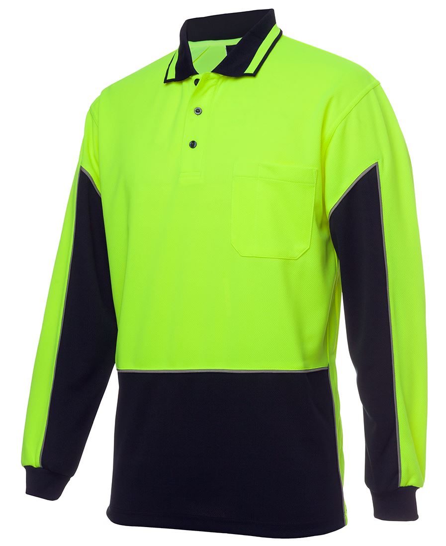 JB's HV 4602.1 L/S GAP POLO JB's HV 4602.1 L/S GAP POLO JB's wear Faster Workwear and Design