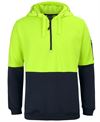 JB's HV 1/2 ZIP FLEECY HOODIE JB's HV 1/2 ZIP FLEECY HOODIE JB's wear Faster Workwear and Design