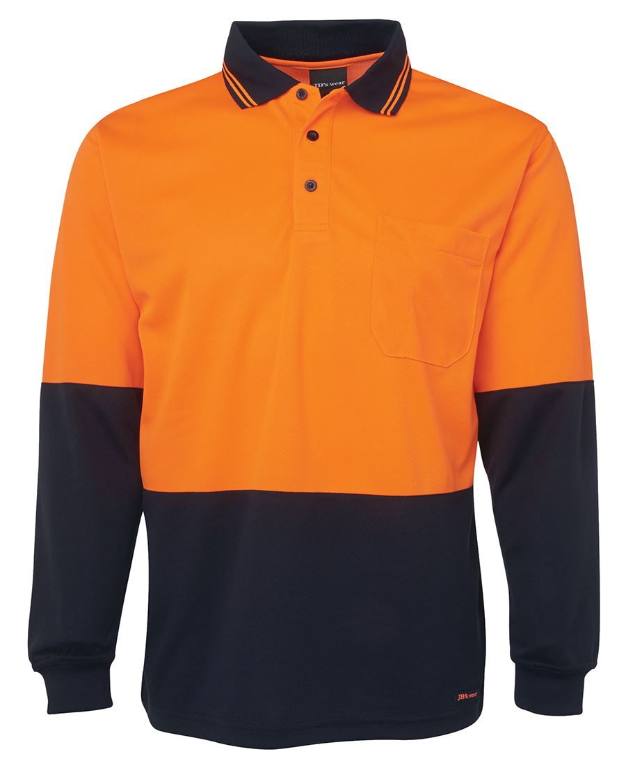 JB's HV L/S TRAD POLO JB's HV L/S TRAD POLO JB's wear Faster Workwear and Design