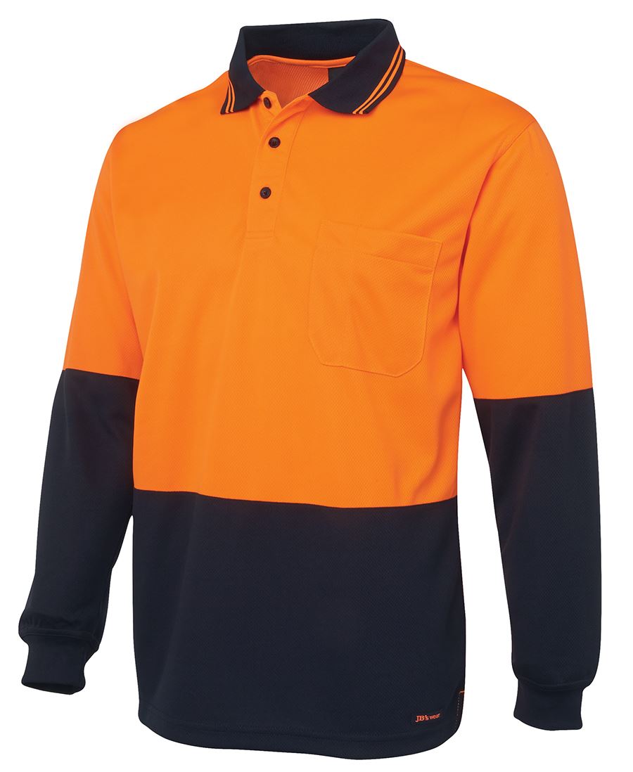 JB's HV L/S TRAD POLO JB's HV L/S TRAD POLO JB's wear Faster Workwear and Design