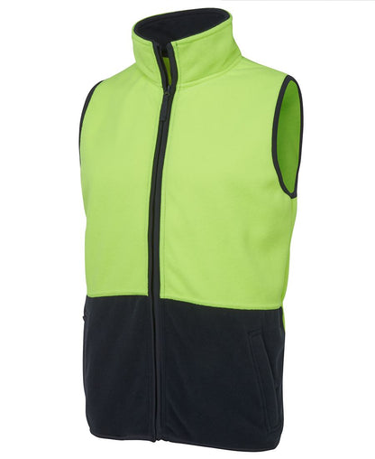 JB's HV POLAR VEST JB's HV POLAR VEST JB's wear Faster Workwear and Design