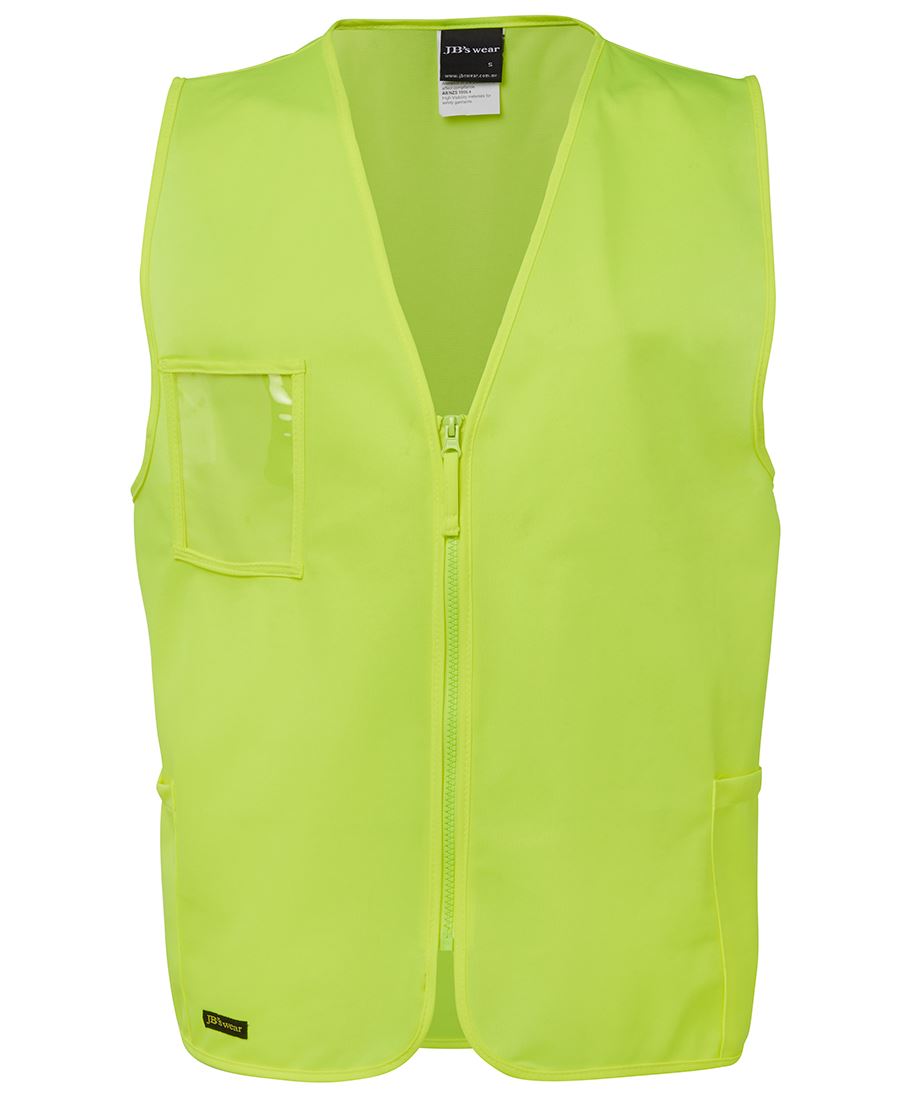 JB's HV ZIP SAFETY VEST JB's HV ZIP SAFETY VEST JB's wear Faster Workwear and Design