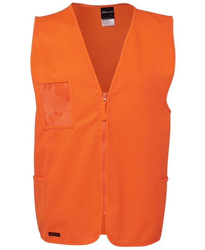 JB's HV ZIP SAFETY VEST JB's HV ZIP SAFETY VEST JB's wear Faster Workwear and Design