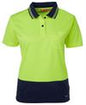 JB's LADIES HV S/S COMFORT POLO JB's LADIES HV S/S COMFORT POLO JB's wear Faster Workwear and Design