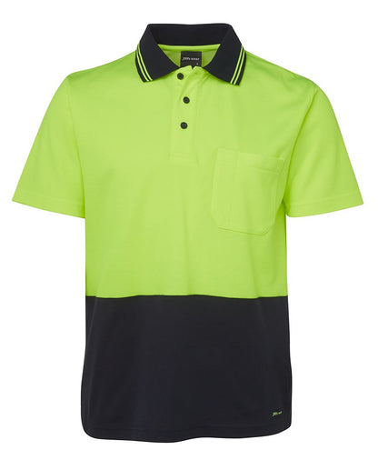 JB's HV NON CUFF S/S COTTON BACK POLO JB's HV NON CUFF S/S COTTON BACK POLO JB's wear Faster Workwear and Design