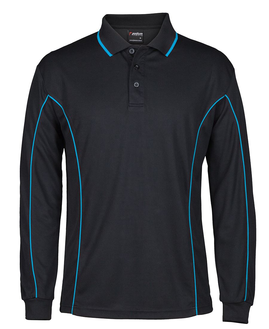 PODIUM L/S PIPING POLO PODIUM L/S PIPING POLO Podium Faster Workwear and Design