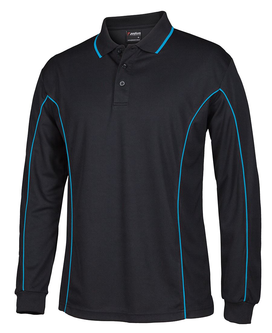 PODIUM L/S PIPING POLO PODIUM L/S PIPING POLO Podium Faster Workwear and Design