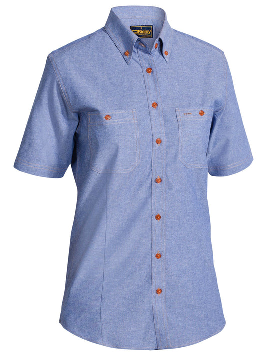 Women's Chambray Shirt Women's Chambray Shirt Bisley Workwear Faster Workwear and Design