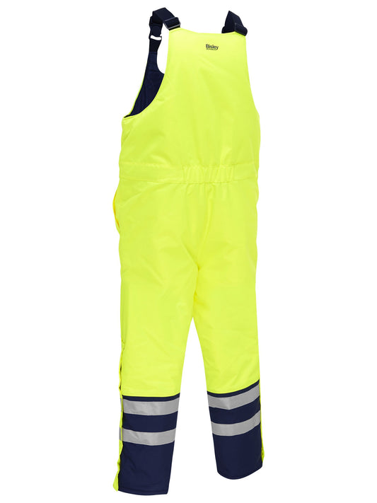 Taped Hi Vis Freezer Bib & Brace Coverall Taped Hi Vis Freezer Bib & Brace Coverall Bisley Workwear Faster Workwear and Design
