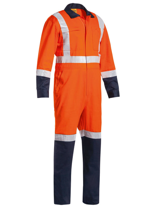 Taped TTMC Hi Vis Lightweight Drill Coverall Taped TTMC Hi Vis Lightweight Drill Coverall Bisley Workwear Faster Workwear and Design