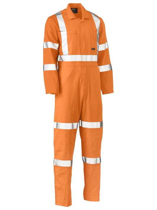 X Taped Biomotion Hi Vis Lightweight Coverall X Taped Biomotion Hi Vis Lightweight Coverall Bisley Workwear Faster Workwear and Design