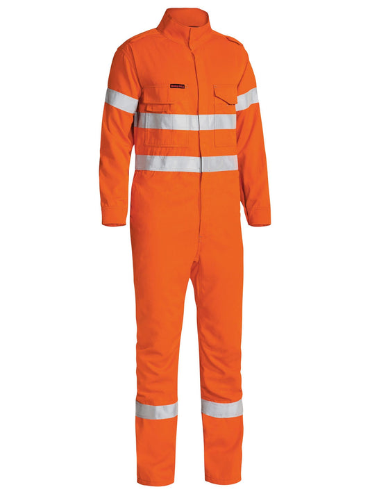 TenCate Tecasafe® Plus 700 Taped Hi Vis FR Vented Coverall TenCate Tecasafe® Plus 700 Taped Hi Vis FR Vented Coverall Bisley Workwear Faster Workwear and Design