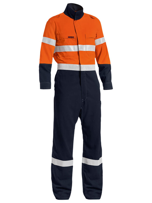 TenCate Tecasafe® Plus Taped Two Tone Hi Vis Lightweight Coverall TenCate Tecasafe® Plus Taped Two Tone Hi Vis Lightweight Coverall Bisley Workwear Faster Workwear and Design