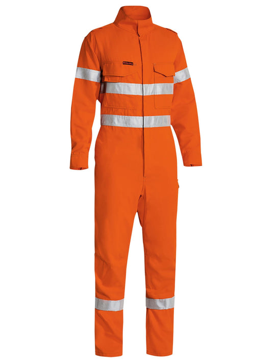 TenCate Tecasafe® Plus 580 Taped Hi Vis Lightweight FR Coverall TenCate Tecasafe® Plus 580 Taped Hi Vis Lightweight FR Coverall Bisley Workwear Faster Workwear and Design