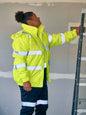 Taped Hi Vis Wet Weather Bomber Jacket Taped Hi Vis Wet Weather Bomber Jacket Bisley Workwear Faster Workwear and Design