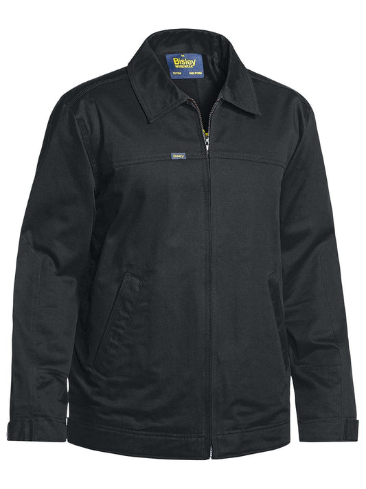 Drill Jacket With Liquid Repellent Finish Drill Jacket With Liquid Repellent Finish Bisley Workwear Faster Workwear and Design