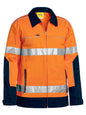 Taped Hi Vis Drill Jacket with Liquid Repellent finish Taped Hi Vis Drill Jacket with Liquid Repellent finish Bisley Workwear Faster Workwear and Design